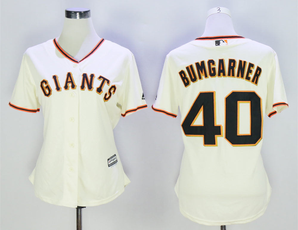 Madison Bumgarner San Francisco Giants cream jersey