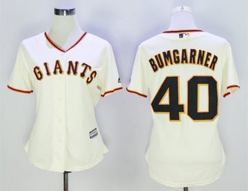 Madison Bumgarner San Francisco Giants cream jersey