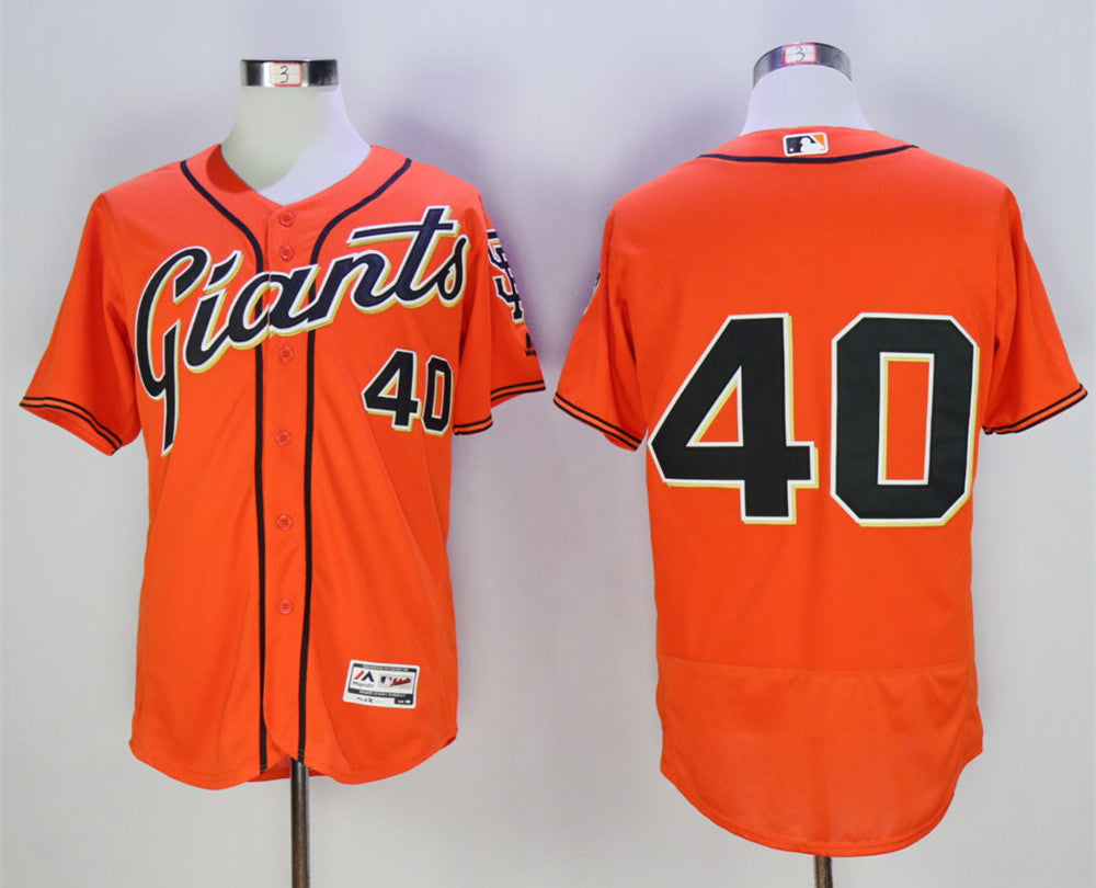 Madison Bumgarner San Francisco Giants orange jersey