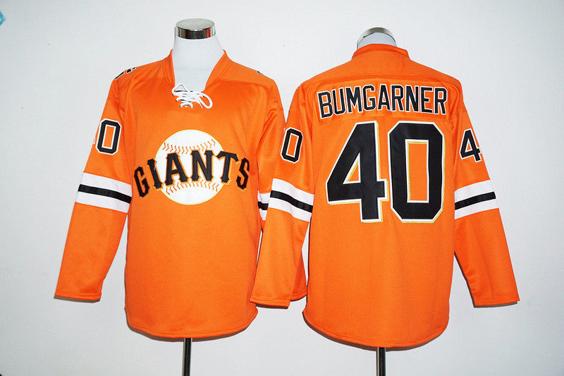 Madison Bumgarner San Francisco Giants orange jersey