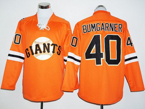 Madison Bumgarner San Francisco Giants orange jersey