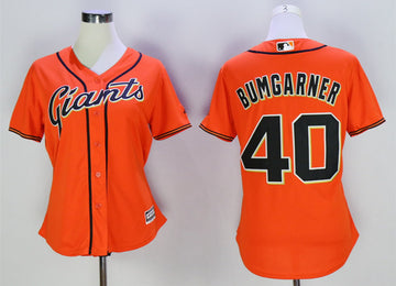 Madison Bumgarner San Francisco Giants orange jersey