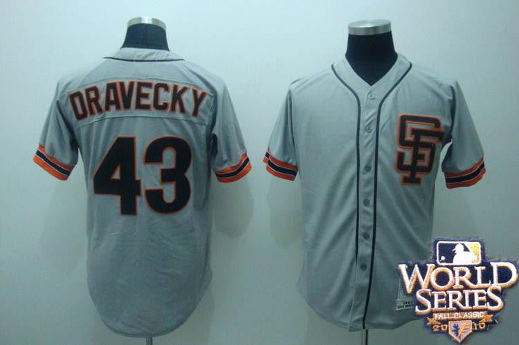 Dravecky San Francisco Giants gray jersey