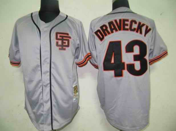 Dravecky San Francisco Giants grey jersey