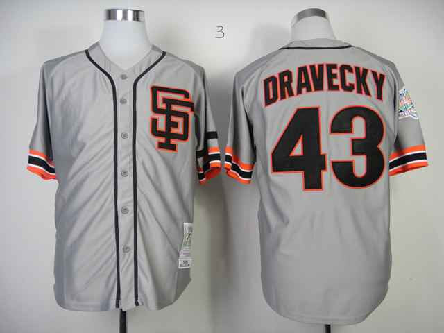 Dravecky San Francisco Giants grey jersey