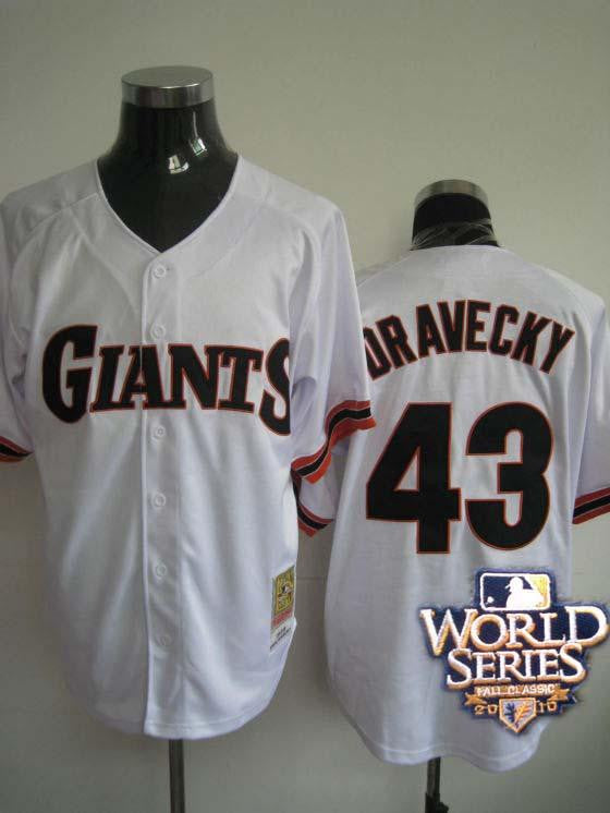 Dravecky San Francisco Giants white jersey