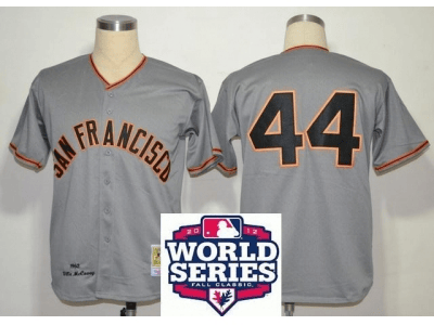 Willie McCovey San Francisco Giants grey jersey