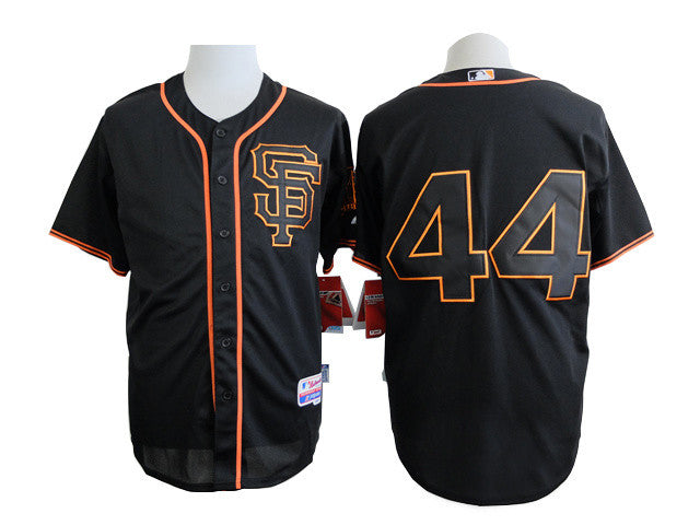 Willie McCovey San Francisco Giants black Alternate jersey