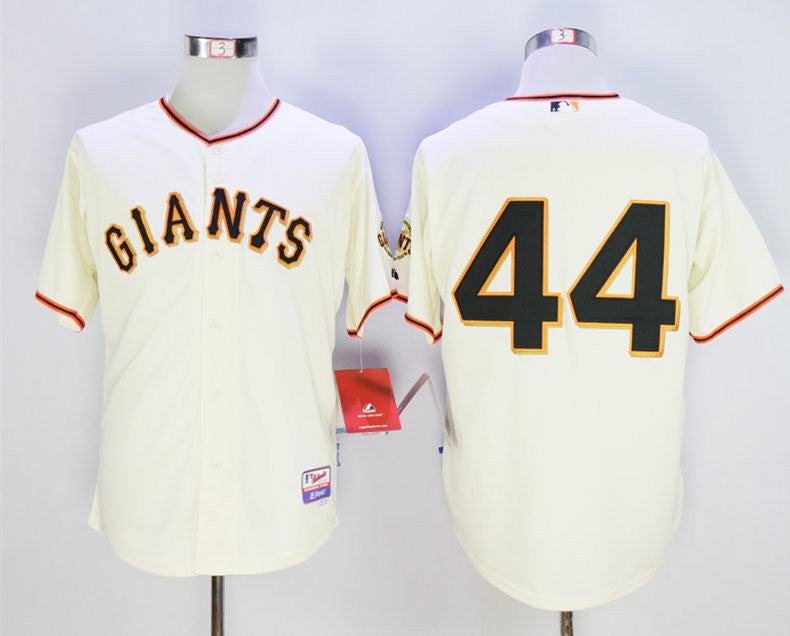Willie McCovey San Francisco Giants cream jersey