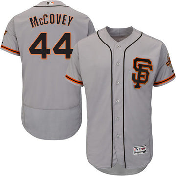 Willie McCovey San Francisco Giants gray Road jersey