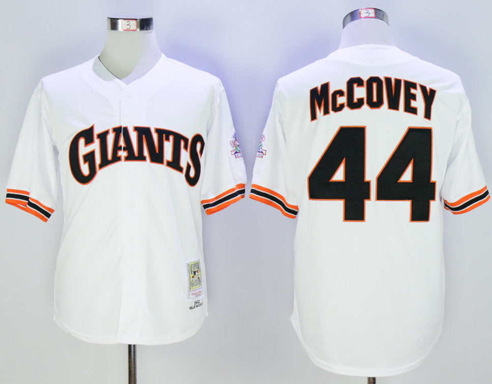 Willie McCovey San Francisco Giants white Throwback jersey