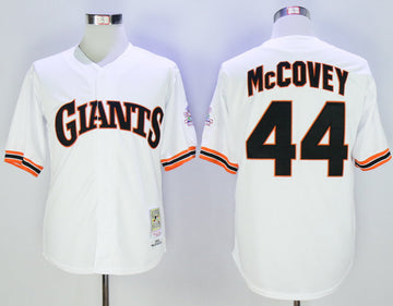 Willie McCovey San Francisco Giants white Throwback jersey