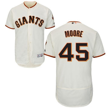 Matt Moore San Francisco Giants cream jersey