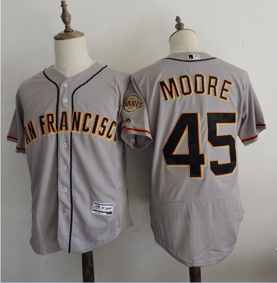 Matt Moore San Francisco Giants grey jersey