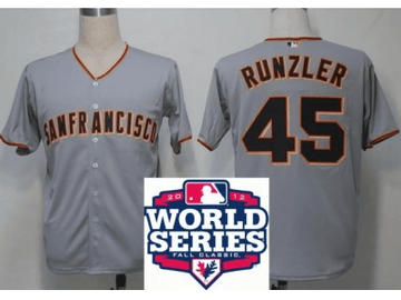 Runzler San Francisco Giants grey jersey