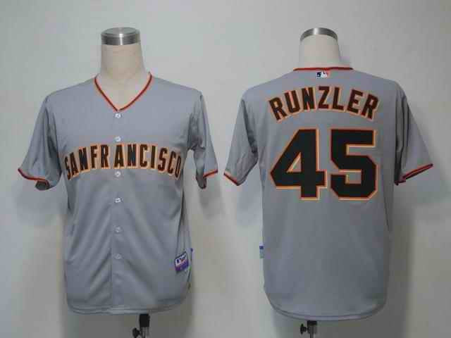 Runzler San Francisco Giants grey jersey