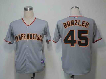 Runzler San Francisco Giants grey jersey
