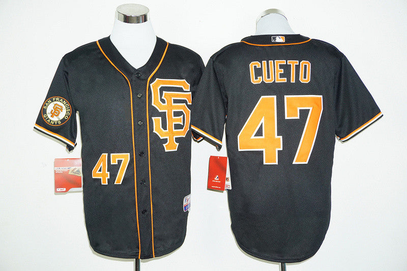 Johnny Cueto San Francisco Giants black jersey