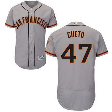 Johnny Cueto San Francisco Giants gray jersey