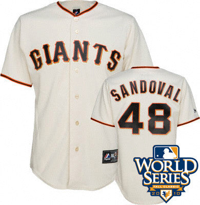 Pablo Sandoval San Francisco Giants cream jersey