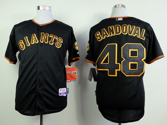 Sandoval San Francisco Giants black jersey