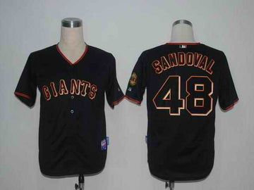 Sandoval San Francisco Giants black jersey