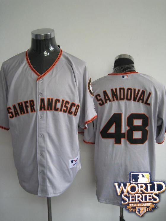 Sandoval San Francisco Giants gray jersey