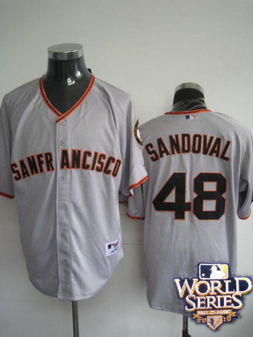 Sandoval San Francisco Giants gray jersey