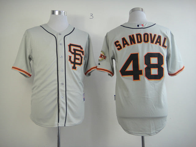 Sandoval San Francisco Giants grey jersey