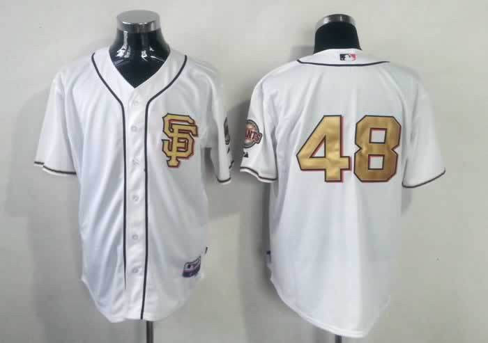 Sandoval White San Francisco Giants gold jersey