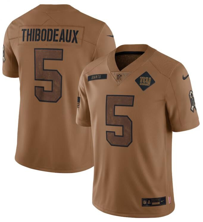 Kayvon Thibodeaux New York Giants brown Salute To Service jersey