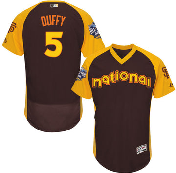 Matt Duffy San Francisco Giants brown All-Star jersey