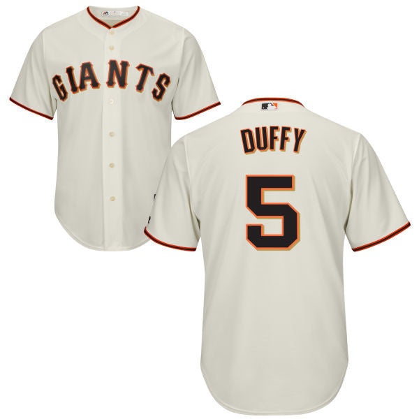 Matt Duffy San Francisco Giants cream jersey