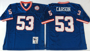 Harry Carson New York Giants blue Throwback jersey