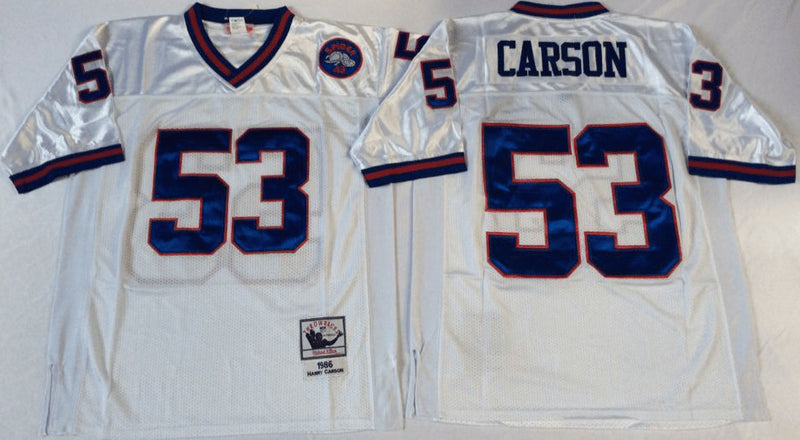 Harry Carson New York Giants white Throwback jersey