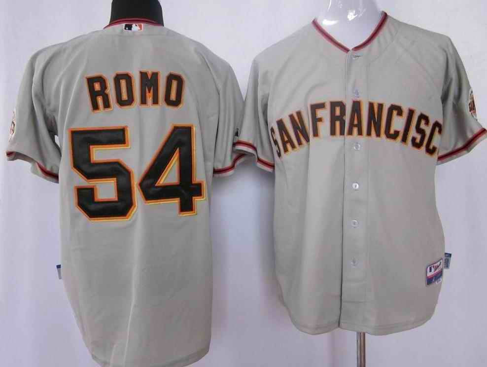 Romo San Francisco Giants grey jersey