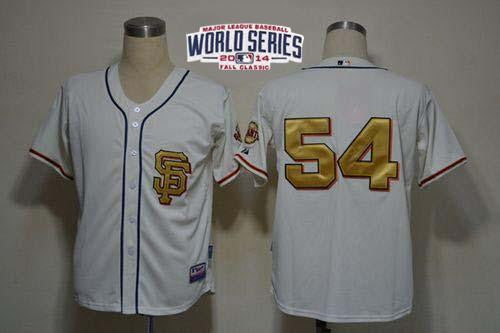 Romo White San Francisco Giants gold jersey