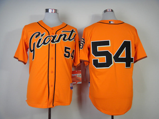 Sergio Romo San Francisco Giants orange jersey
