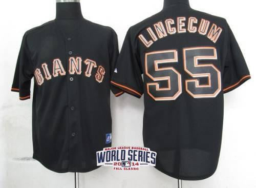 Lincecum San Francisco Giants black jersey