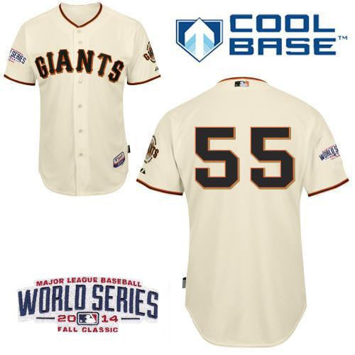 Lincecum San Francisco Giants cream jersey