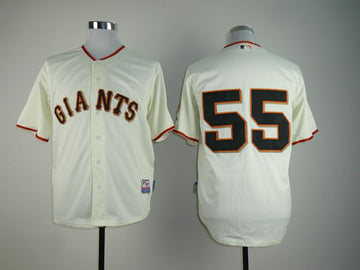 Lincenum San Francisco Giants cream jersey