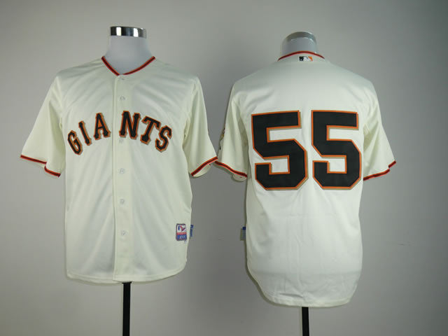 Lincenum San Francisco Giants cream jersey