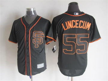 Tim Lincecum San Francisco Giants black Alternate jersey