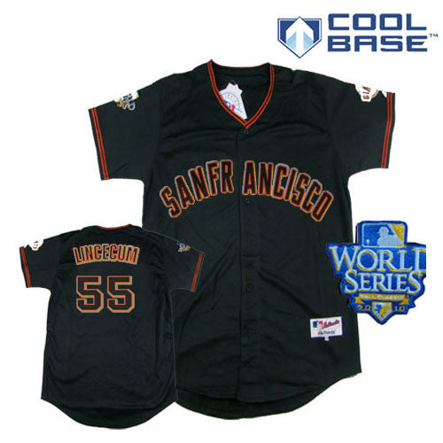Tim Lincecum San Francisco Giants black jersey
