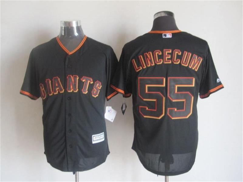 Tim Lincecum San Francisco Giants black jersey