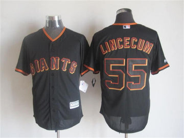 Tim Lincecum San Francisco Giants black jersey