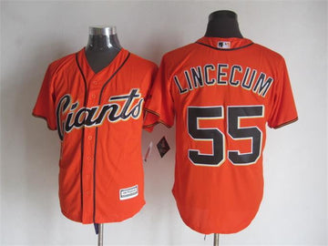 Tim Lincecum San Francisco Giants orange jersey