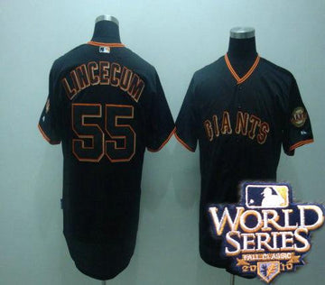 Tim Lincenum San Francisco Giants black jersey