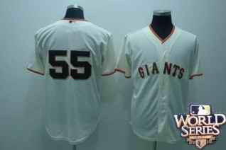 Tim Lincenum San Francisco Giants cream jersey