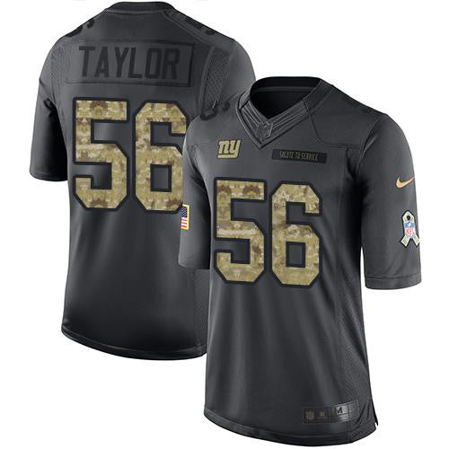 Lawrence Taylor New York Giants black Salute To Service jersey